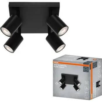 Image 1 of OSRAM Led ОСВЕТИТЕЛНО ТЯЛО spot elemental black 4xgu10 plate black ledvance (ledvance 4099854587580)