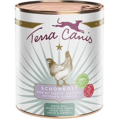 Terra Canis Gentle Meal Chicken with carrot potato cottage cheese & camomile 800 g