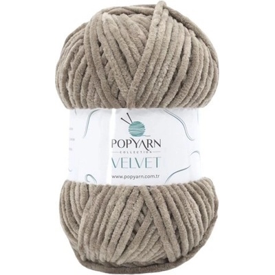 POPYARN Pletací příze Velvet B017 - norek