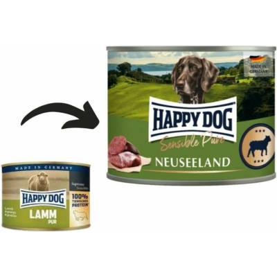 Happy Dog Lamm Pur Neuseeland jahňacie 6 x 200 g