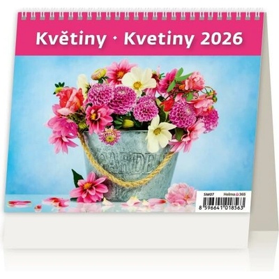 Stolový riadkový 17,1x13,9 cm MiniMax Kvetiny 2027