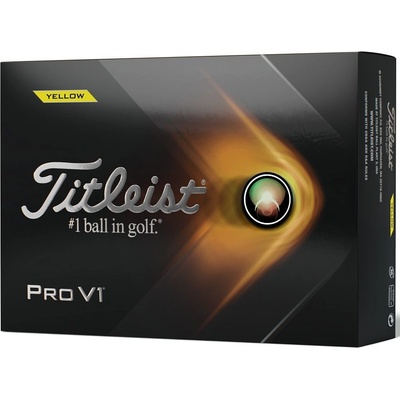 Titleist PRO V1 žluté 3 ks