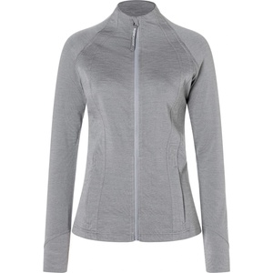super. natural Дамско вълнено яке super. natural Women's Movement Jacket Merino jacket - Cashmere Grey Melange / Jet Black (105-5962-0312)