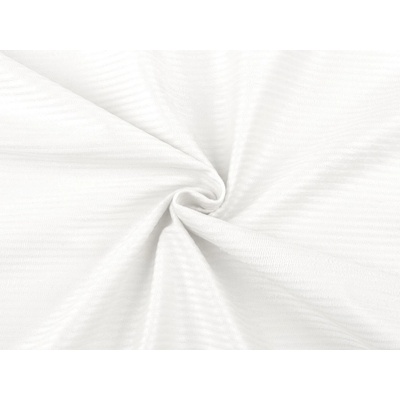 Prima-obchod Velvet / samet oděvní s řádkovanou strukturou, barva 1 Off White
