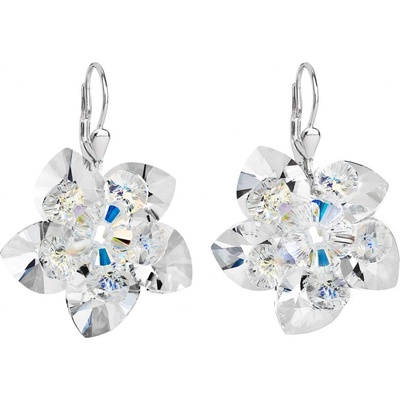 Pavona visací s krystaly Swarovski bílá kytička 31130.1