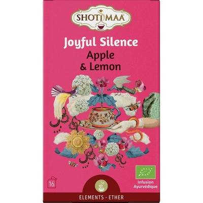 Shoti Maa Joyful Silence Radostné ticho Jablko a citrón čajová zmes 16 x 2 g
