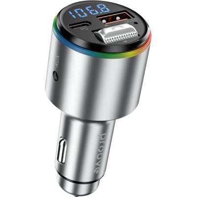 FM Launcher Power Drive 30W, FM предавател и зарядно за кола QC3.0/PD3.0, USB-C (FMPD30110006)