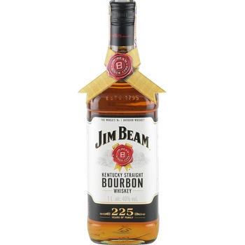 Jim Beam 40% 1 l (čistá fľaša)