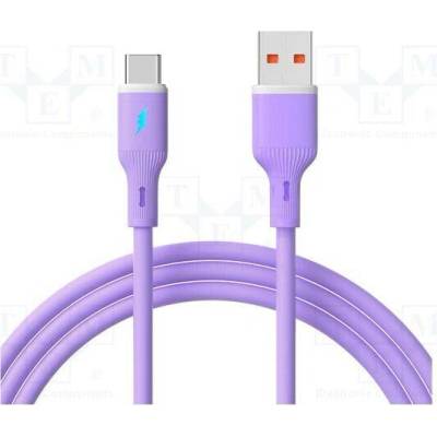 Akyga AK-USB-65 USB 2.0 USB A vidlice USB C vidlice niklovaný 1m