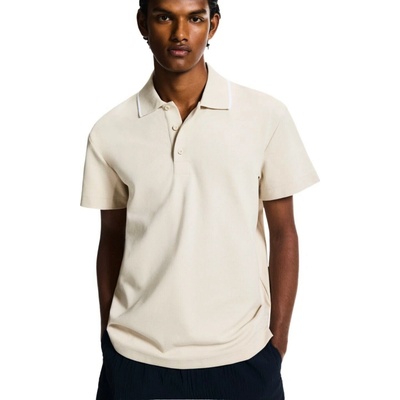 On Courtside Polo Sand/White