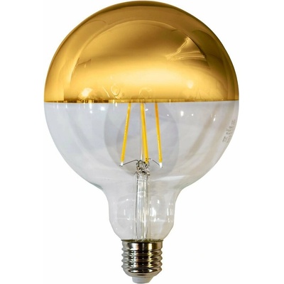 Ecolamp by eLight Dekorační LED žárovka se zrcadlovým vrchlíkem E27 teplá 3000k 7w 806 lm zlatá