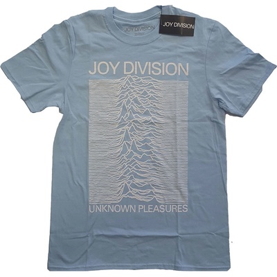 Pleas Joy Division tričko Unknown ures White On blue modré