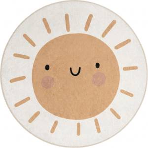 Mila Home Детски килим подходящ за пране ø120 cm Sunny World - Mila Home (HKC-YuvHali-693-120x120)