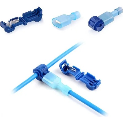 Elektrické rýchlospojky Typ-T 0,75-2,5mm2 15A Blister 5 ks Amio