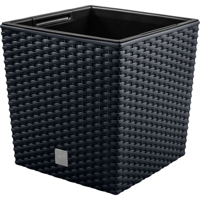 Prosperplast DRTS400L Kvetináč Rato Low + vklad 40cm antracit S433