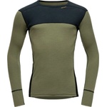 Devold Мъжко мериносово термобельо Devold Lauparen Merino 190 Shirt Merino base layer - Ink / Lichen / Black - размер XXL (015-1451-0515)