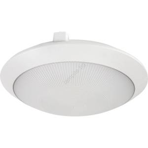 Rábalux 77237 - Външно таванно осветително тяло със сензор WELRO 1xE27/9W/230V IP65 Ø30 см бяло (RL77237)