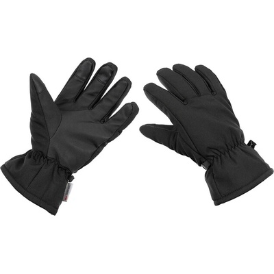 MFH Софтшел ръкавици с изолация 3M Thinsulate, черни (15470A)