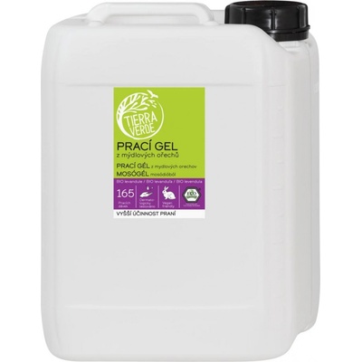 Tierra Verde Prací gel z mýdlových ořechů s levandulovou silicí kanystr 5 l