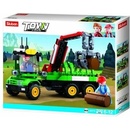 Sluban B0778 Traktor s prívesom na polená