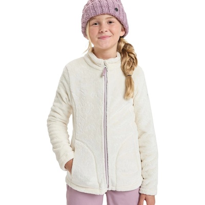 Roxy Igloo Zip Whisper Whit Big Flower Emboss
