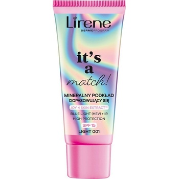 Lirene It's a Match! Mineral Foundation SPF15 001 Light fluidný make-up 30 ml