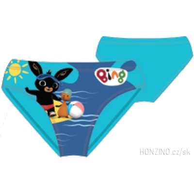 Setino Dětské / chlapecké slipové plavky Zajíček Bing Bunny - tyrkysové