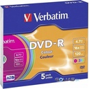 Verbatim DVD-R 4,7GB 16x, 5ks