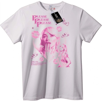 NOONEBRAND Тениска SABRINA CARPENTER Моля, Моля, Моля - M, White