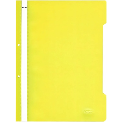 NOKI Папка PVC Noki с перфорация, жълта Lux