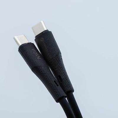Forcell C344 Type C to Type C Qc4.0 Pd 3A 60W Silicone 1m černý