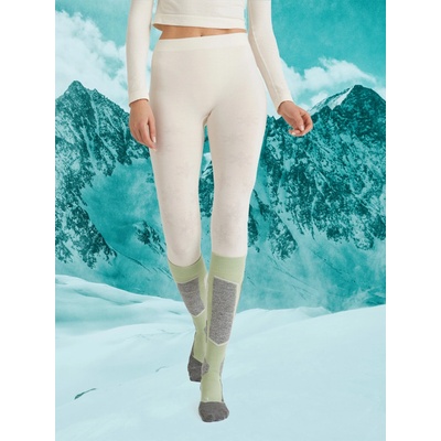 Falke Women 3/4 Tights Wool-Tech - off-white