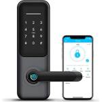 TTLock електронна смарт брава за врати цвят черен - ASD H3TB (CNL045)