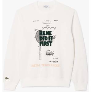 Lacoste Блуза Lacoste Relaxed Fit Piqu¿ Motif Sweatshirt - Cream