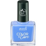 alverde NATURKOSMETIK Лак за нокти Color & Care, Nr. 120 Denim Blue, 10 ml (10468567)