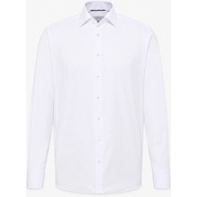 Eterna Non-iron pánska košeľa nepriehľadná predĺžená Modern fit biela