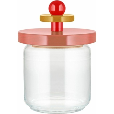 Alessi Dóza na potraviny 100 Collection sklo ružová 750 ml