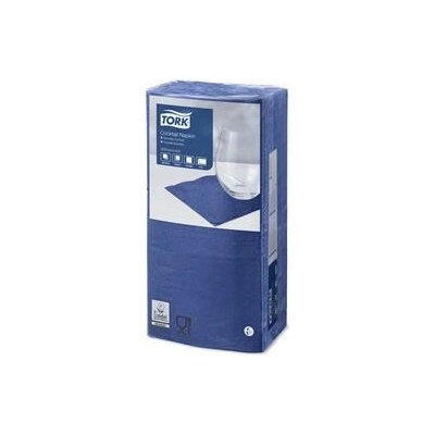 TORK Servítky kokteilové 1/4 sklad 2V Advanced tmavomodrá 23,8x24 cm