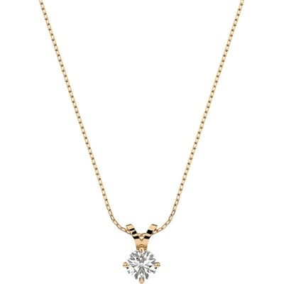 Cara Diamanti Дамско колие от жълто злато с диамант 0.40Ct Cara Diamanti K104-10037Y(4.7) (K104-10037Y(4.7))