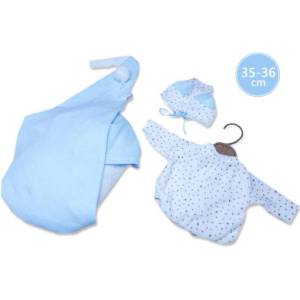 Llorens M635-65 облекло за кукла NEW BORN размери 35-36 см (4-M635-65)