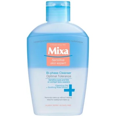Mixa Optimal Tolerance Bi-phase Cleanser Почистване на грим от очите 125 ml