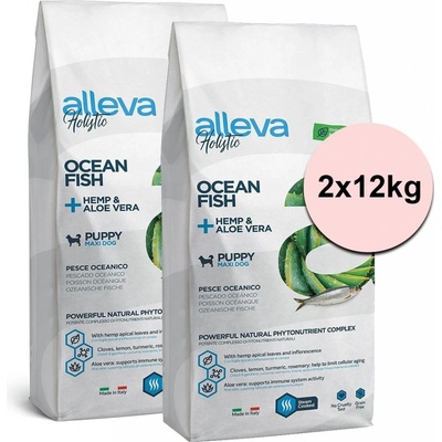 Alleva Holistic Puppy Maxi Ocean Fish 2 x 12 kg