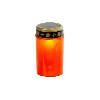 Kahanec MagicHome TG-62, s LED sviečkou, na hrob, červený, solárne nabíjanie