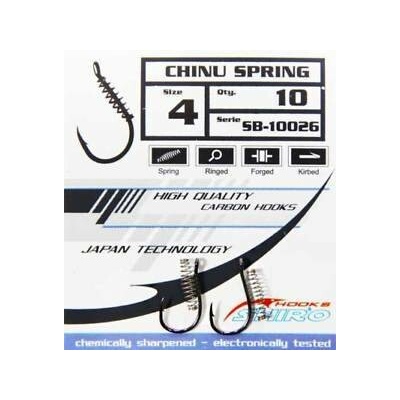 SHIRO Chinu spring s očkem vel.4 10 ks