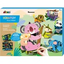 Pohyblivé škrabací obrázky Lesní zvířátka