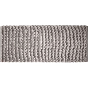 Bianca Сив килим за баня 50x120 cm Aspen Bobble - Bianca (BR/58977/R/BM120/GY)