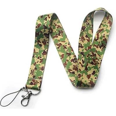 Šňůrka na krk Lanyard Vojenská Camouflage