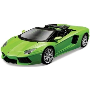 Maisto - Aventador Roadster, метално зелено, assembly line, 1: 24 (39124)
