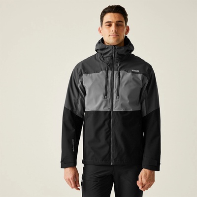 Regatta Яке Regatta Men's Maland Waterproof Hooded Jacket - Grey/Black