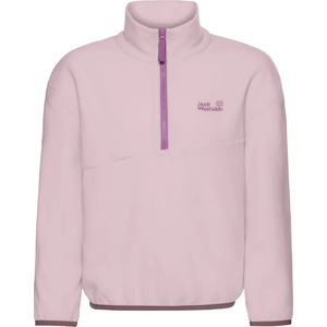 Jack Wolfskin Детски поларен пуловер Jack Wolfskin Kid's Taunus 100 Rebel Halfzip Fleece jumper - Paw Dusty Blush - размер 104 (EU) (704-6378-0211)